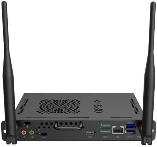 BenQ OPS Slot-In Computer, Intel Core i7-10210U Processor, 16GB RAM, 256GB SSD, HDMI, 3.5mm Audio Output, 4x USB Port, 1x Type-C, Wide Compatibility, Black | TEY21-i7