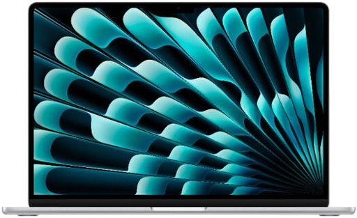 [MDV94] Apple MacBook Air Laptop, 15.3" Liquid Retina Display, M5 Chip, 10-Core CPU, 10-Core GPU, 16 Core Neural Engine, 16GB RAM, 512GB SSD, MacOS, English Keyboard, Silver | MDV94