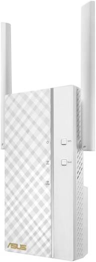 ASUS RP-AC66 Wireless-AC1750 Extender, Dual-Band, 802.11ac Wi-Fi, Speed up to 1750 Mbps, LED Signal, 1x LAN, White | 90IG0250-BU2R00