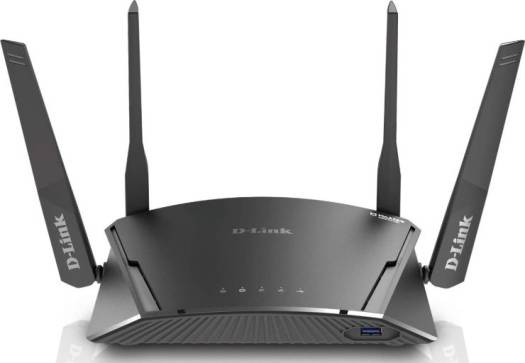 D-Link EXO AC1900 Smart Wi‑Fi Router, Dual Band, 802.11 AC Wave 2 with MU-MIMO, Alexa Compatible, Built-In McAfee Protection | DIR-1960