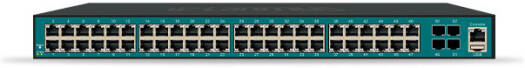 Lanmus 48 Port Managed Switch, 10/100/1000Base-T PoE, 450W, 176 Gbps, Layer 2 Plus Smart Ethernet Switch, Rackmount Network Switch | LM-4804XFMGP-L3