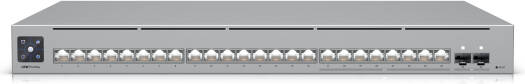 Ubiquiti UniFi Switch Pro Max 24 Layer 3 Managed Enterprise Network Switch, 24 Port, 16 1GbE + 8x2.5GbE RJ45, Dual 10G SFP+ Uplinks, 112Gbps Switching Capacity, 83Mpps Forwarding Rate | USW-Pro-Max-24
