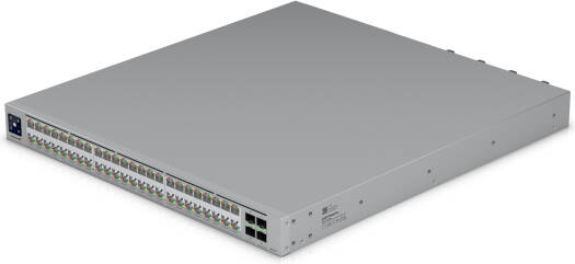 Ubiquiti UniFi ECS 48 PoE Enterprise Switch, 48 Port Layer 3 PoE Plus Plus Plus, 10GbE RJ45 25G SFP28 Uplinks, 2150W Power Budget, Etherlighting | ECS-48-PoE