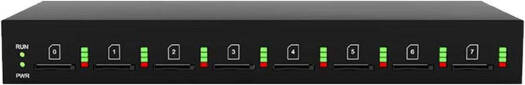 Dinstar UC2000-VE-8T-B SIP VoIP LTE Gateway, 8x LTE Channels, Business Version, Hot-Swappable Pop-Up SIM Slots, Dual Gigabit Ethernet, SMA Antenna Connectors, Black | UC2000-VE-8T-B