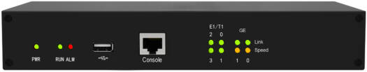 Dinstar MTG200-1E1 VoIP Trunk Gateway, Overlapping Dialing, Silence Suppression, T.38 and Pass-Through, Echo Cancellation, Web GUI Configuration, 1/2/4 E1s, RJ48C interface, Black | MTG200-1E1