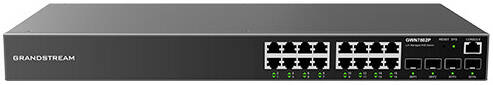 Grandstream GWN7802P Layer 2+ Managed Network Switches, 16x Gigabit Ethernet Ports, 4x Gigabit SFP/SFP+ Ports, 29.76Mpps Forwarding Rate, 40Gbps Switching Capability, Black | GWN7802P