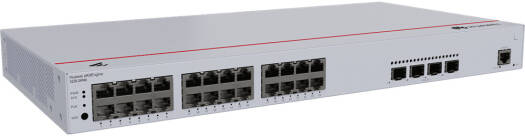 Huawei S220-24P4X Switches, 24 x 10/100/1000BASE-T Ports, 4 x 10GE SFP+ Ports, 400W PoE+, Built In AC Power, 95Mpps Packet Forwarding Rate, 128Gbit/s Switching Capacity | 98012376
