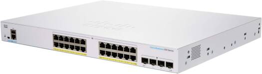 Cisco Business CBS250-24FP-4G Smart Switch | 24 Port GE | Full PoE | 4x1G SFP | Limited Lifetime Protection (CBS250-24FP-4G)