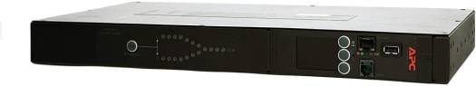 APC Rack-Mount Transfer Switches, Rack ATS, Power Distribution 230V, 16A, (2) IEC 309 Input, (1) IEC 309 Output, Black | AP4422