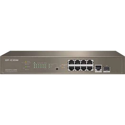 IP COM G5310P-8-150W L3 Cloud Managed, dual 6 kV port, 24Gbps, PoE Switch | G5310P-8-150W