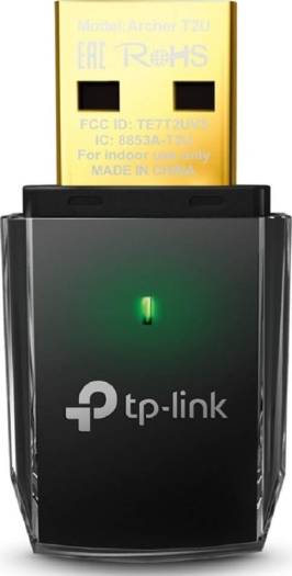 TP-Link AC600 Wireless Dual Band USB Adapter for PC, Desktop, Laptop and Tablet | Archer T2U