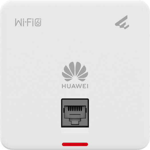 Huawei eKitEngine AP160 Wi Fi 6 Wall Plate Access Point, Dual-radio mode 2.4 GHz (2x2) + 5 GHz (2x2), Providing Maximum Rate of 575 Mbps & 1.2 Gbps, Built-in Smart Antenna, 8 mm Panel | AP160