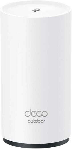 Deco Outdoor X3000 Whole Home Mesh WiFi 6 Unit, 2 Gigabit PoE Ports, 802.3at PoE+, Weatherproof, Works with All Deco Mesh Wi-Fi, White | Deco X50-Outdoor