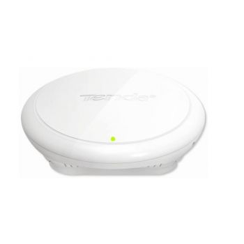 Tenda I12 300 Mbps Ceiling AP, 2.4GHz, Max 20 Clients, 400mw Power, IEEE 802.3at Compliant, VLAN Tagging, White. | I12