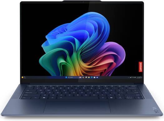 Lenovo Yoga Slim 7 14Q8X9 Laptop, 14.5" 3K OLED 90Hz Touch Display, Snapdragon X Elite X1E-78-100, 16GB RAM, 512GB SSD, Qualcomm Adreno GPU, English Keyboard, Win11, Cosmic Blue | 83ED0001US