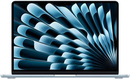 Apple MacBook Air Laptop, 13.6" Liquid Retina Display, M5 Chip, 10-Core CPU, 10-Core GPU, 16 Core Neural Engine, 16GB RAM, 1TB SSD, MacOS, English Keyboard, Sky Blue | MDHJ4