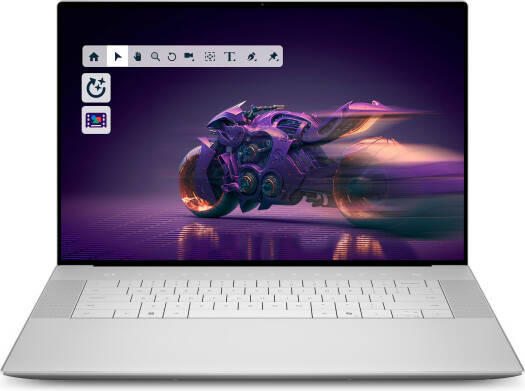 Dell 16 Premium Laptop, 16.3" 2K 120Hz Display, Intel Core Ultra 7 255H, 16GB RAM, 1TB SSD, GeForce RTX 5050 8GB GPU, English-Arabic Keyboard, Windows 11 Pro, Platinum | DA16250