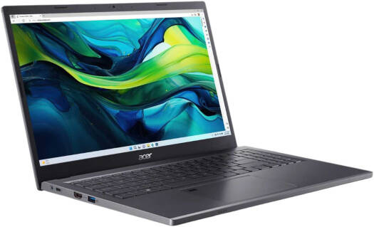 Acer Aspire 5 A515-48M-R985 Laptop, 15.6" FHD 60Hz Display, AMD Ryzen 5 7530U Processor, 8GB RAM, 512GB SSD, AMD Radeon Graphics, English Keyboard, Windows 11 Home, Iron | NX.KJ9EK.006