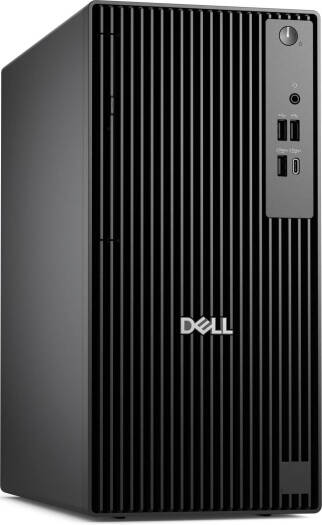 Dell Pro Tower QCT1250 Desktop Computer, Intel Core i7-14700, 8GB RAM, 512GB SSD, Intel UHD Graphics 770, Dell Wired English K/B & Mouse, No OS, Black | DAAUDEL11P12DI7BX001