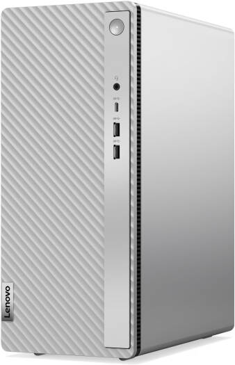 Lenovo IdeaCentre Tower 14IRR9 Desktop Computer, Intel Core i5-14400, 8GB RAM, 512GB SSD, Intel UHD Graphics 730, Wired English-Arabic K/B & Mouse, Win11Home, Cloud Gray | 90X2001EAX