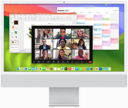 Apple 24-inch iMac M3 8C/8C 8GB RAM 256GB Silver MQR93-INTERNATIONAL VERSION