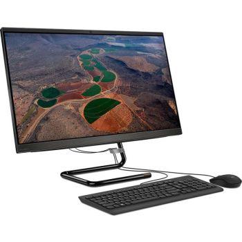 Lenovo AIO 3 Desktop Core i5 10400T, 8GB RAM, 1TB HDD + 128GB SSD, 2GB Graphics, 23.8inch FHD Touch Screen, No OS - Black | F0EU00APAX