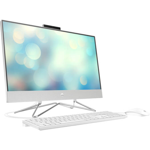 HP All-in-One DP1040NH 23.8" FHD Touch Laptop, Intel Core i7-1165G7 2.80GHz, 16GB DDR4 RAM, 1TB SSD + 1TB HDD, Intel Iris XE Graphics, With Wired Keyboard and Mouse, Windows 10 Pro , Silver | 4G1M7EA