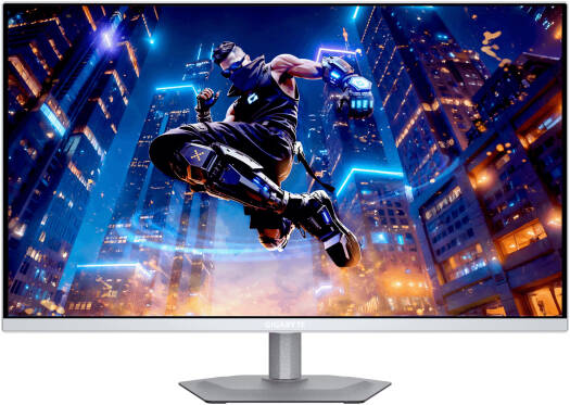 GIGABYTE MO27Q2A-ICE Gaming Monitor, 27" QD-OLED Display, QHD Resolution, 280Hz Refresh Rate, 0.03ms Response Time, AMD FreeSync Premium Pro & NVIDIA G-Sync Technology, White | MO27Q2A-ICE