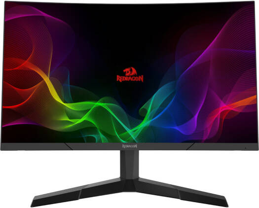 Redragon Pearl GM24G3C Curved Gaming Monitor, 24" FHD IPS WLED Display, 180Hz Refresh Rate, Anti-Glare Panel, 1ms GTG Response Time, FreeSync Technology, 16.7m Color Display, Black | GM24G3C