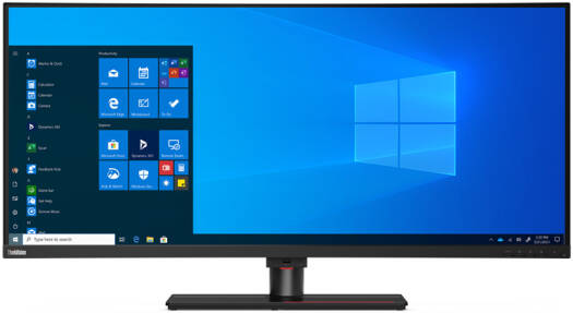 Lenovo ThinkVision P40w-20 Curved Monitor, 40" IPS Display, WUHD Resolution, 75Hz Refresh Rate, 4ms (Extreme Mode) Response Time, 1.07b Color Display, 2500R Curvature, Black | 62C1GAT6UK