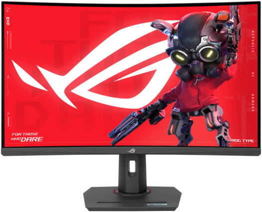 ASUS ROG Strix XG32WCS Curved Gaming Monitor, 32" QHD Fast VA Display, 180Hz Refresh Rate, 1ms (GtG) Response Time, AMD FreeSync Technology, 1073.7m Display Colors, Black | XG32WCS