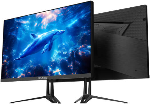 Sades RT-DOLPHIN Gaming Monitor, 27" IPS Display, FHD Resolution, 240Hz Refresh Rate, 1ms (MPRT) Response Time, Adaptive Sync Technology, Anti-Blue Light Eye Care, HDR Support, Black | SA-F03F27