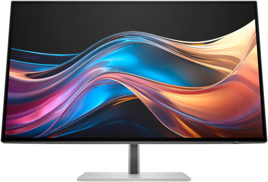 HP Series 7 Pro 727pq Monitor, 27" IPS Black Display, QHD Resolution, 5ms (GtG with Overdrive) Response Time, 120Hz Refresh Rate, 4-Sided Borderless Bezel, White | 8J4D8UT