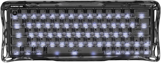 GravaStar Mercury V60 Wired Mechanical Keyboard, UFO Magnetic Gaming Switch, 8kHz Polling Rate, Hot-Swappable, 4-Layer Acoustic Foam, Adjustable Actuation Point, Rapid Trigger Mode, OnyxCrystal | MV60