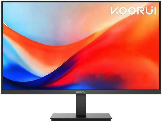 KOORUI E2411K 24" IPS Office Monitor, FHD, 60Hz Refresh Rate, 15ms GTG Response Time, Ultra-thin Bezel, HDMI, 3-Pin Plug, 12V Input, Black | E2411K