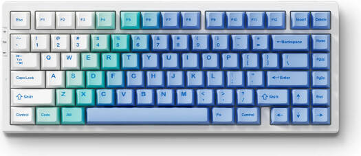 MCHOSE G75 Pro 75% Mechanical Keyboard, Matcha Latte Switch, Gasket Mount, Hot-Swappable, Cherry Profiles & PBT Double-Shot, RGB Backlight, Tri-Mode Connection, Arctic Snow | G75-12A