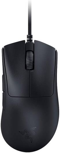 Razer Deathadder V3 Gaming Mouse, Wired Connectivity, Focus Pro 30K Optical Sensor, 8 Programmable Controls, Optical Mouse Switches Gen-3, Up to 30000 DPI, Black | RZ01-04640100-R3M1