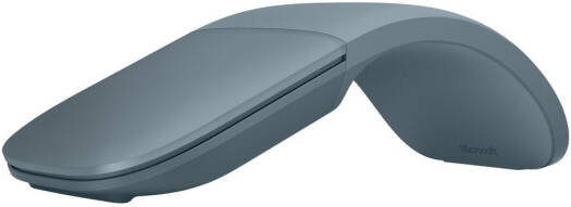 Microsoft Surface Wireless Arc Mouse, Ultra Thin & Ultra Light, BT 5.0, 1000 DPI BlueTrack Sensor, Smooth & Elegant Design, Up to 6 Months Battery Life, Windows/Mac, Ocean Blue | EP2-32759