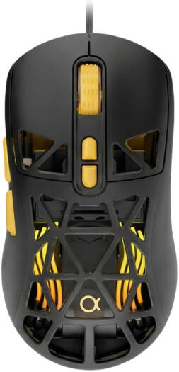 CROWNYX CGM150 Wired RGB Gaming Mouse, 13800 DPI, Ergonomic, Programmable Buttons, Black | CGM150