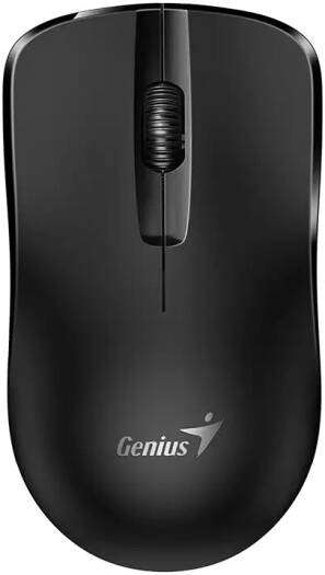 Genius NX-7000X Classic Wireless Mouse, 1200 DPI Resolution, Optical Sensor Engine, 3 Buttons, Up to 10 Meter Working Distance, USB-A Receiver Interface, 2.4GHz Connectivity, Black | NX-7000X