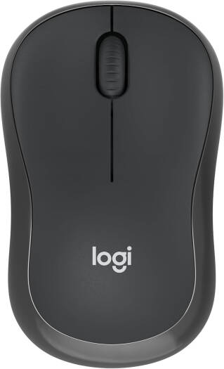 Logitech M241 Silent Bluetooth Mouse, Wireless, Compact, Portable, Smooth Tracking, 18-Month Battery, for Windows, macOS, ChromeOS, Compatible with PC, Mac, Laptop, Tablets, Graphite | 910-007471