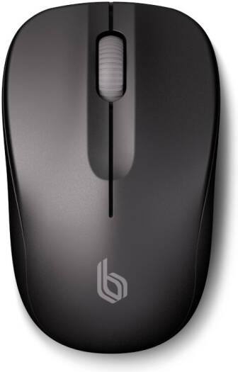 Blupebble Wireless PebbleMouse, 1000 DPI Sensor, Up to 10 Meters Wireless Range, 2.4GHz Wireless & Bluetooth Connectivity, Black | BP-PEBBLEMOUSE1-BK