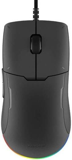 Xiaomi Gaming Mouse Lite, 220 IPS Tracking Speed, 6200 DPI Sensitivity, 5 Adjustable Levels of DPI, 72g Mouse Weights, Flexible Braided Sleeve, Black | YXSB01YM