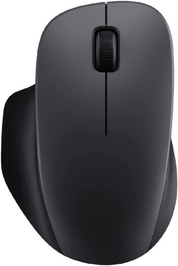Xiaomi Wireless Mouse Comfort Edition, Asymmetrical Design, Quiet Clicking, 2.4GHz Wireless Connection, 1200 DPI High-Precision Sensor, PTFE Mouse Feet, Black | XMWXSB04YM.Black