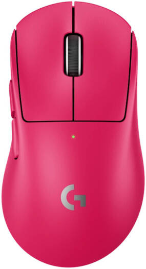 Logitech PRO X SUPERLIGHT 2 DEX LIGHTSPEED Wireless Gaming Mouse, Hero Sensor 2, 44000 DPI, Up To 8 kHz Polling Rate, Responsive Optical Precision, Up To 95 Hours Battery, Pink | 910-007374