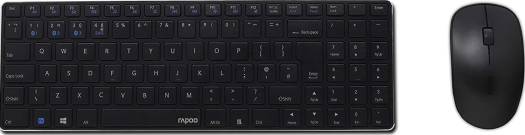 Rapoo 9300M Keyboard+Mouse Combo - Black | 9300M