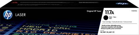 HP 117A Black Original Laser Toner Cartridge - Black | W2070A