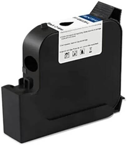 BENTSAI EB22BL Black Solvent Ink Cartridge 42ml, 25.4mm Quick-Dry Ink for B85, 6210B & B40 Inkjet Printers, Black | EB22BL