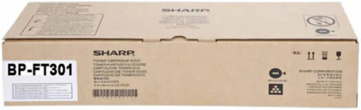 Sharp BP FT301 Black Toner Cartridge for BP 30M28,. BP 30M31, BP 30M35, 8,600 Page Yield, Original | BP-FT301
