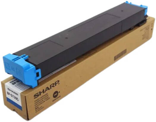 Sharp BP-FT20 Toner Cartridge Standard Capacity for Sharp BP-20C20T / BP-20C25T Color MFP Printers, Cyan | C BP-FT20